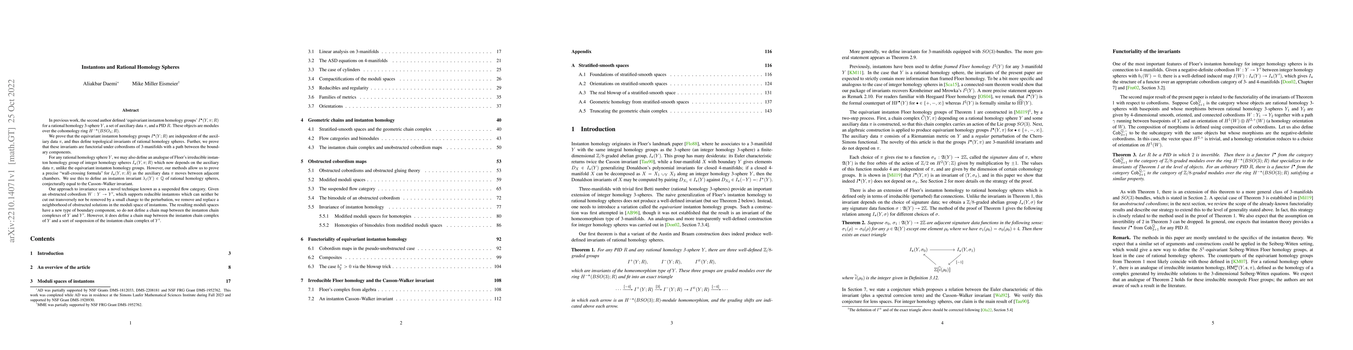 Thumbnail for Instantons and rational homology spheres
