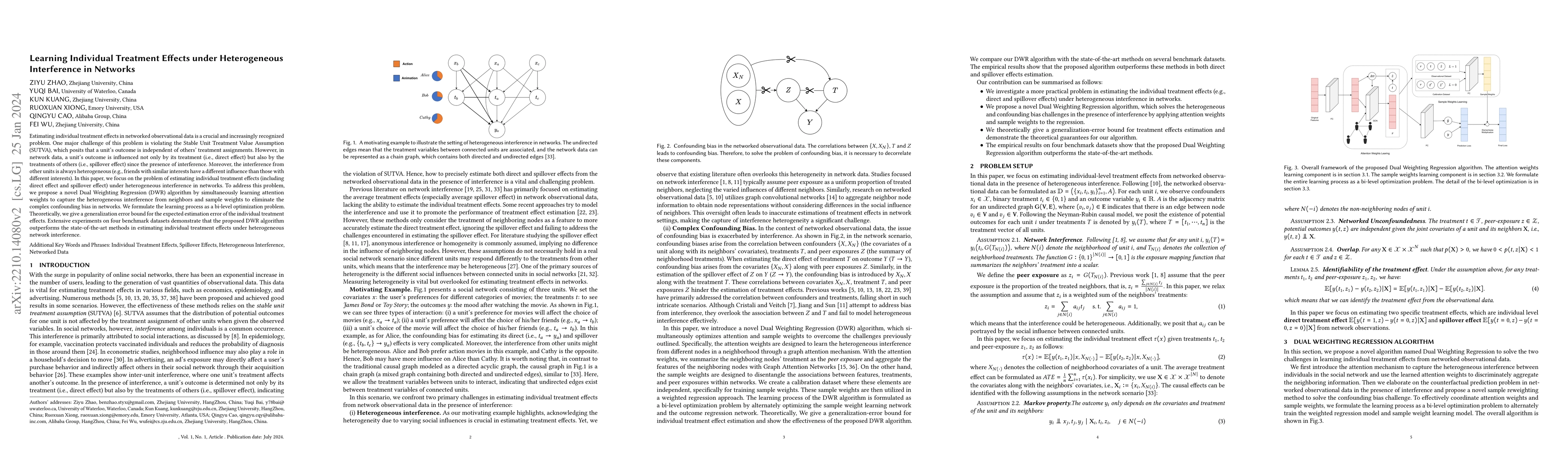Thumbnail for Learning Individual Treatment Effects under Heterogeneous Interference
  in Networks