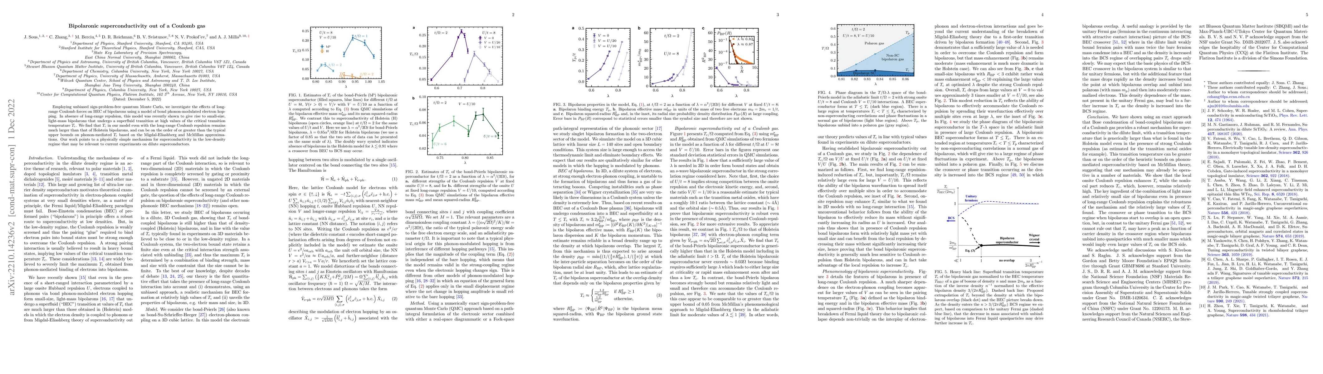 Thumbnail for Bipolaronic superconductivity out of a Coulomb gas