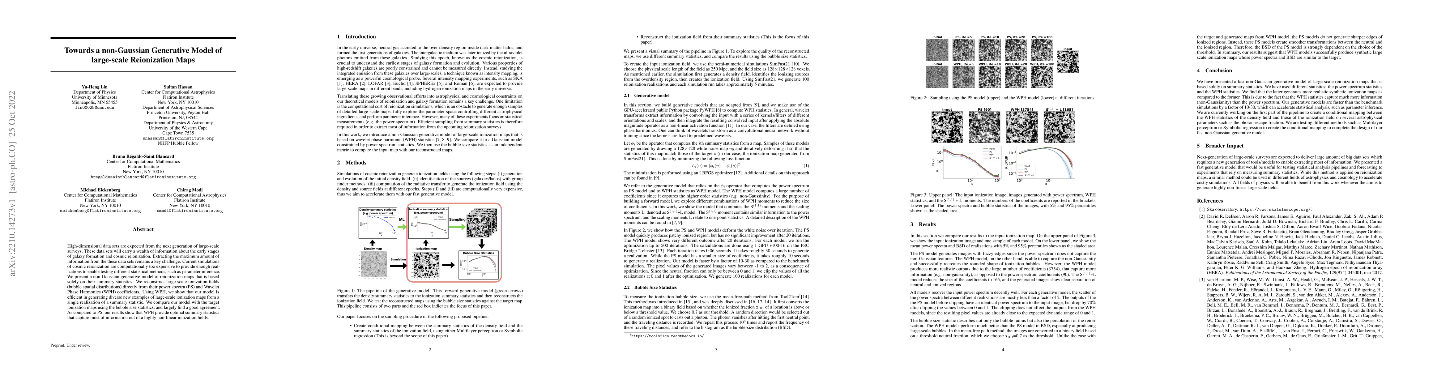 Thumbnail for Towards a non-Gaussian Generative Model of large-scale Reionization Maps