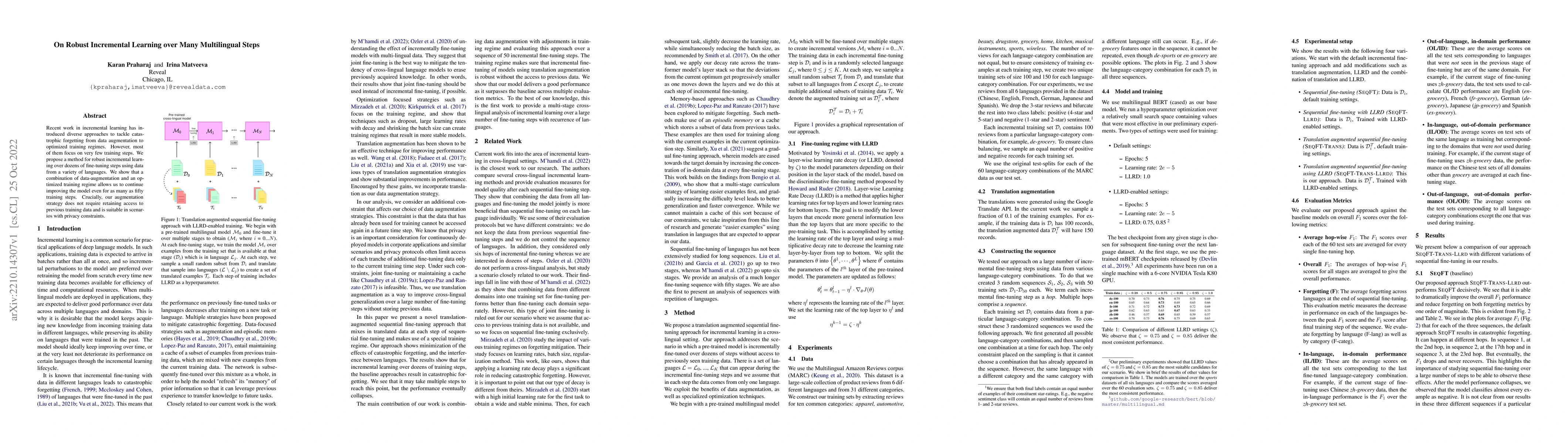 Thumbnail for On Robust Incremental Learning over Many Multilingual Steps
