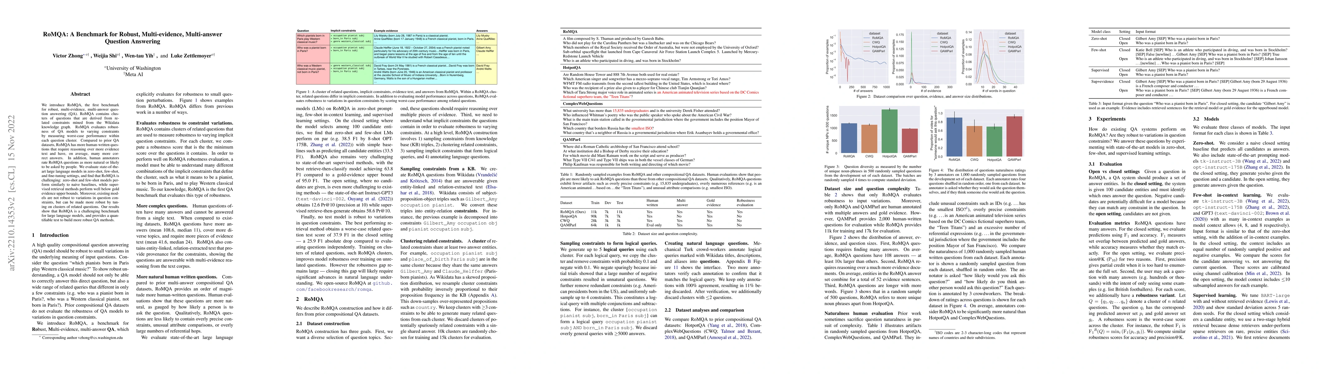Thumbnail for RoMQA: A Benchmark for Robust, Multi-evidence, Multi-answer Question
  Answering