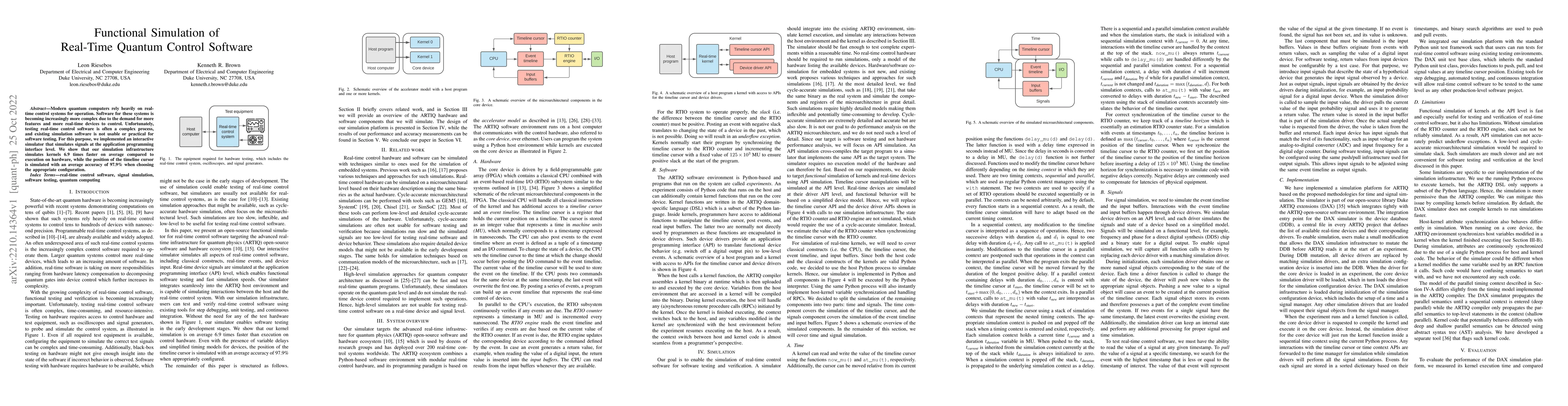 Thumbnail for Functional Simulation of Real-Time Quantum Control Software
