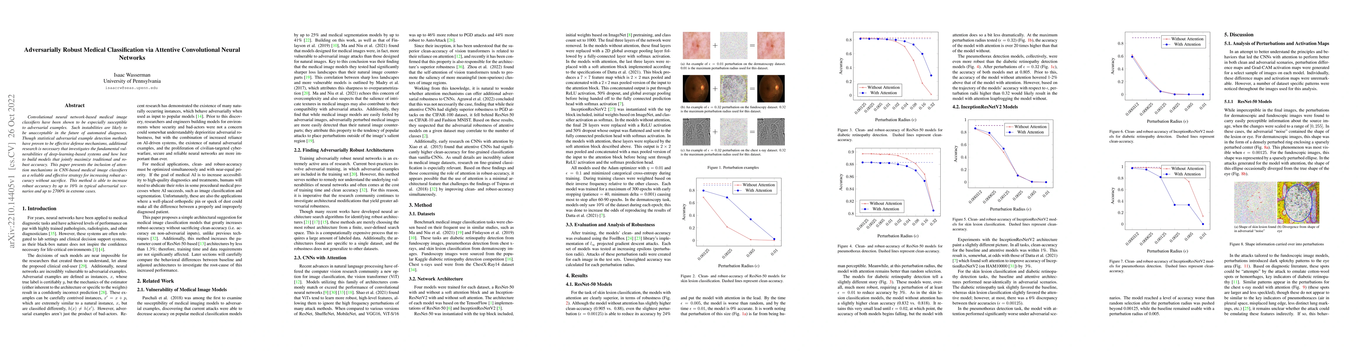 Thumbnail for Adversarially Robust Medical Classification via Attentive Convolutional
  Neural Networks