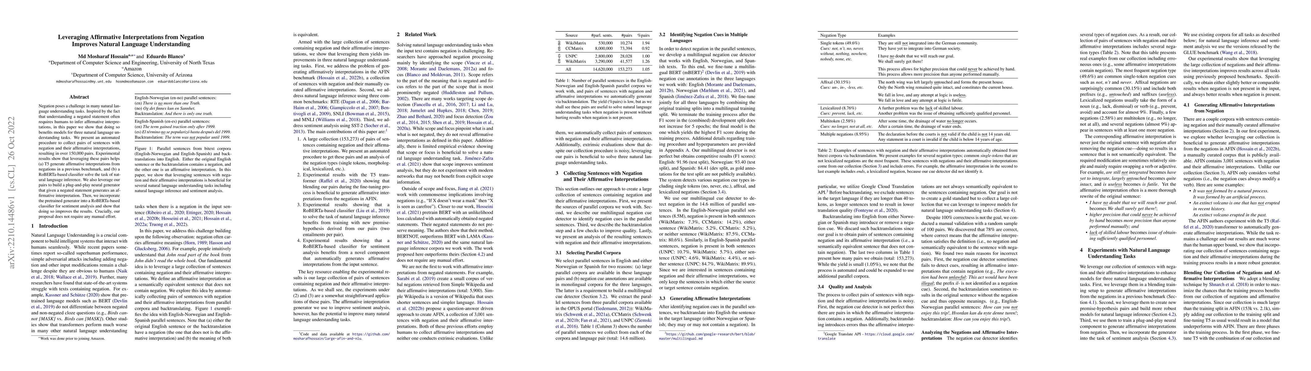 Thumbnail for Leveraging Affirmative Interpretations from Negation Improves Natural
  Language Understanding