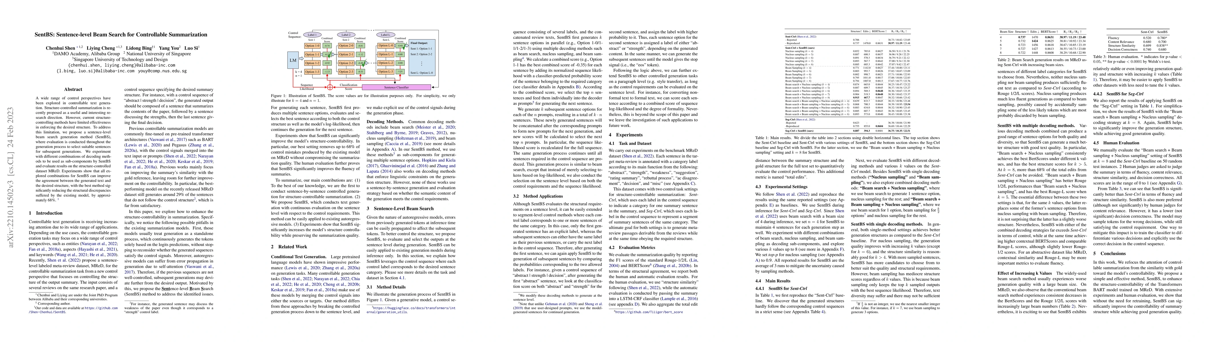 Thumbnail for SentBS: Sentence-level Beam Search for Controllable Summarization