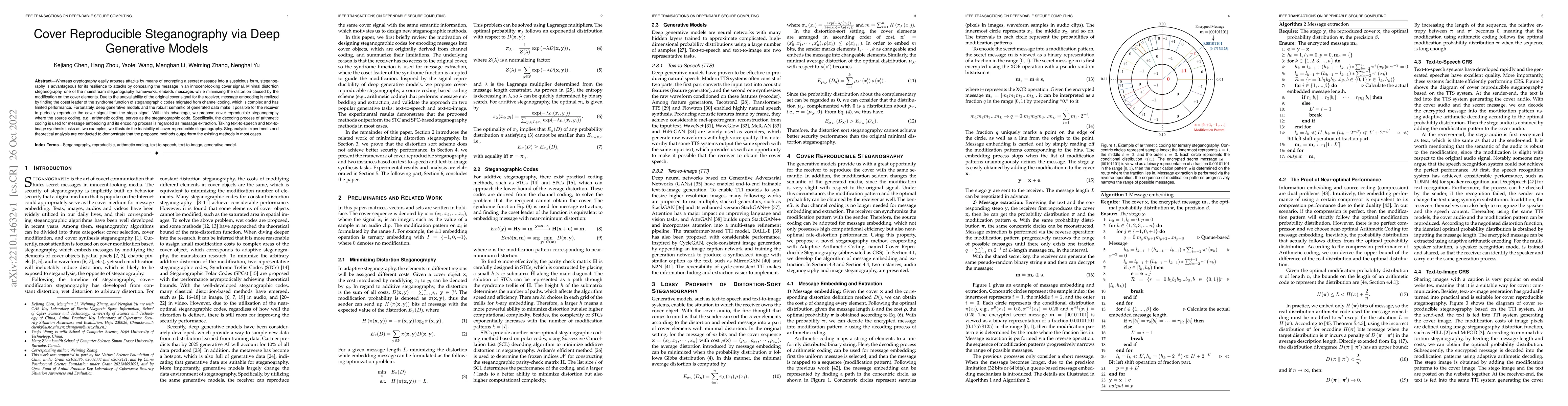 Thumbnail for Cover Reproducible Steganography via Deep Generative Models
