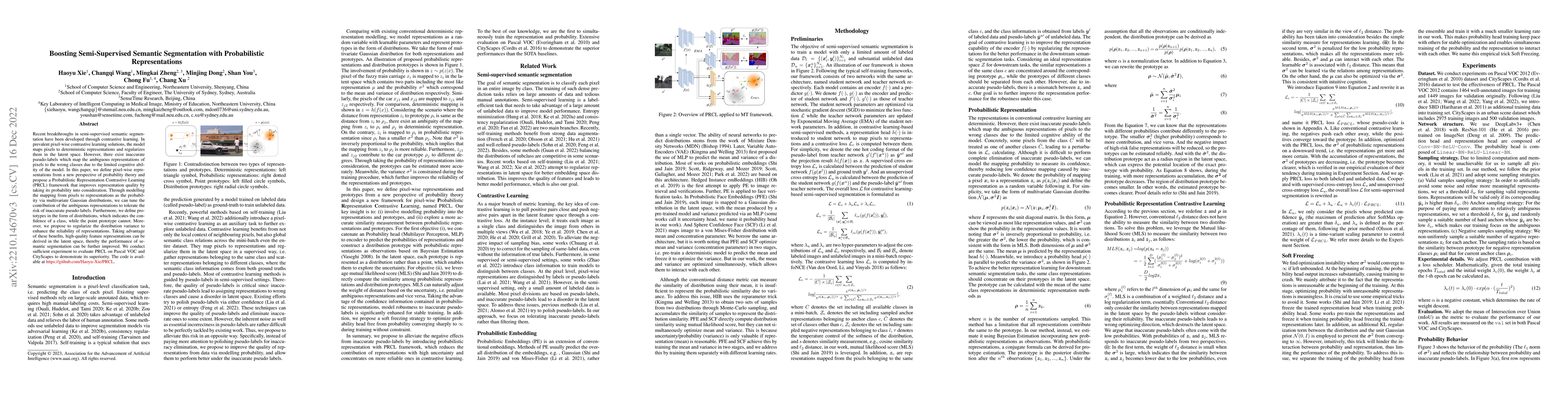 Thumbnail for Boosting Semi-Supervised Semantic Segmentation with Probabilistic
  Representations
