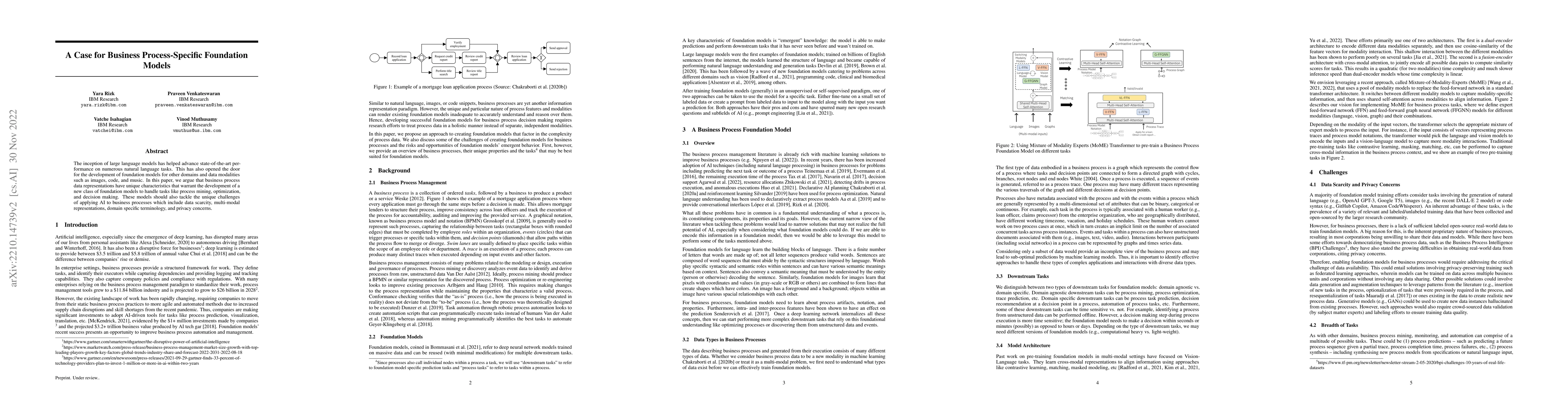 Thumbnail for A Case for Business Process-Specific Foundation Models