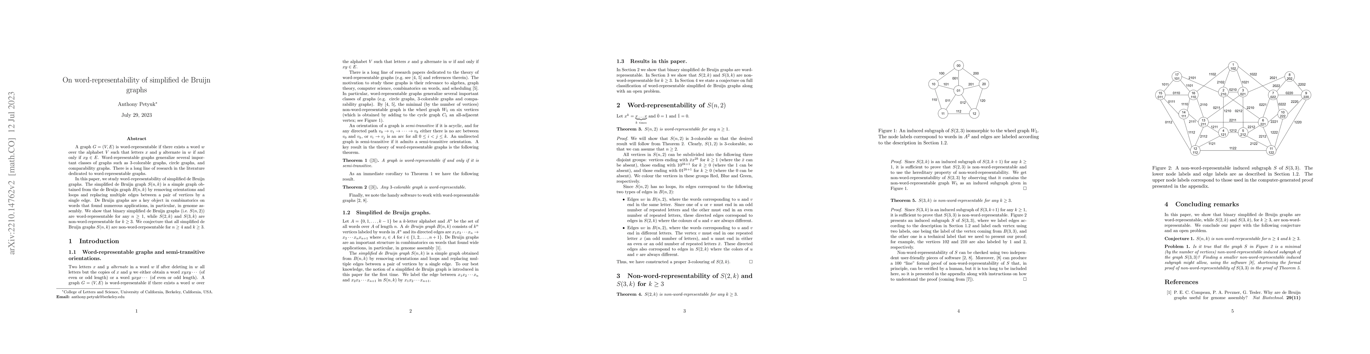 Thumbnail for On word-representability of simplified de Bruijn graphs