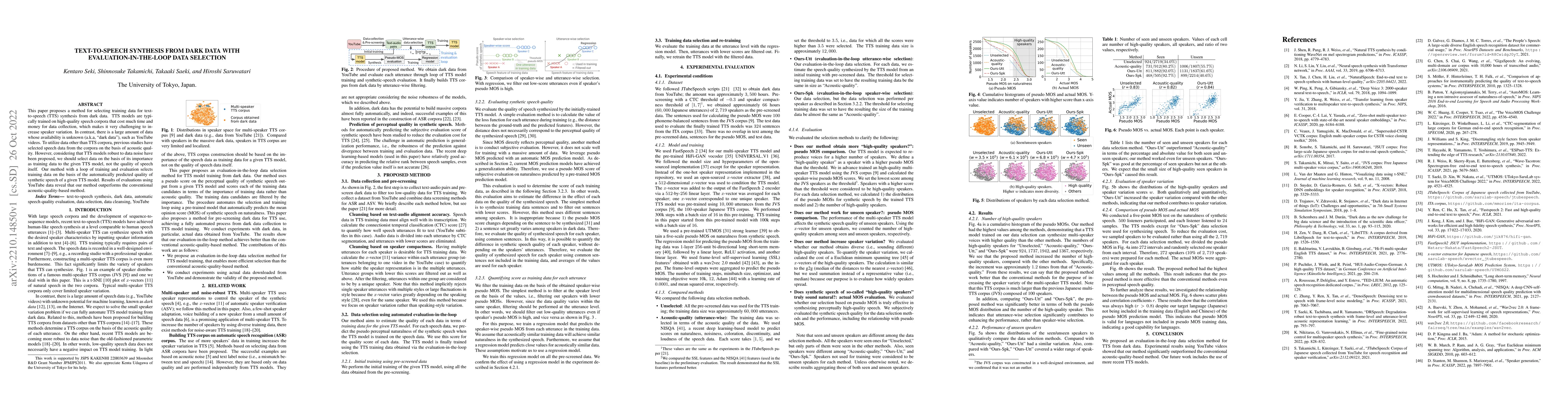 Thumbnail for Text-to-speech synthesis from dark data with evaluation-in-the-loop data
  selection