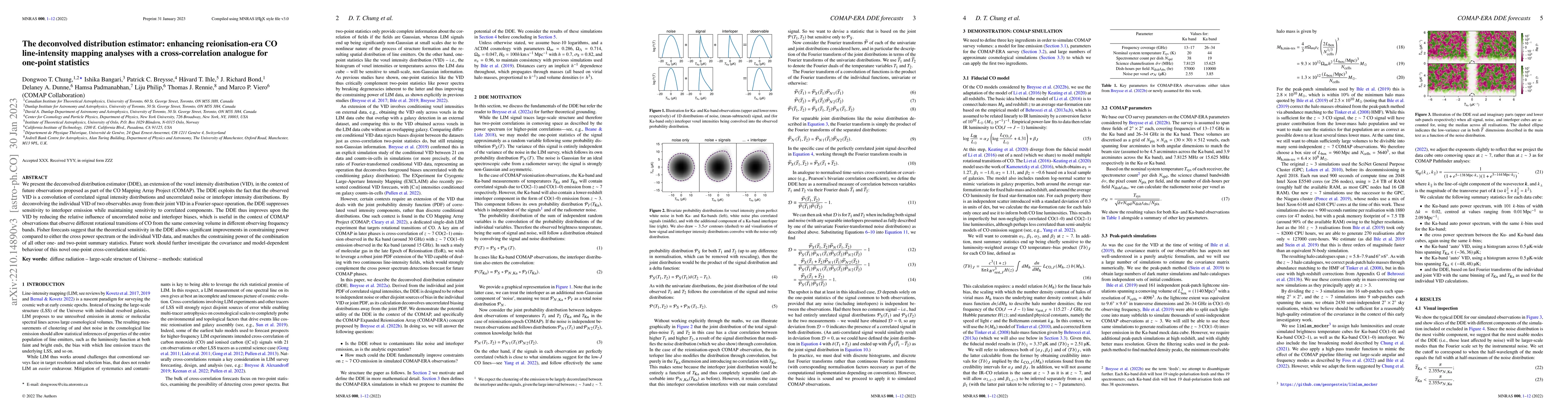 Thumbnail for The deconvolved distribution estimator: enhancing reionisation-era CO
  line-intensity mapping analyses with a cross-correlation analogue for
  one-point statistics