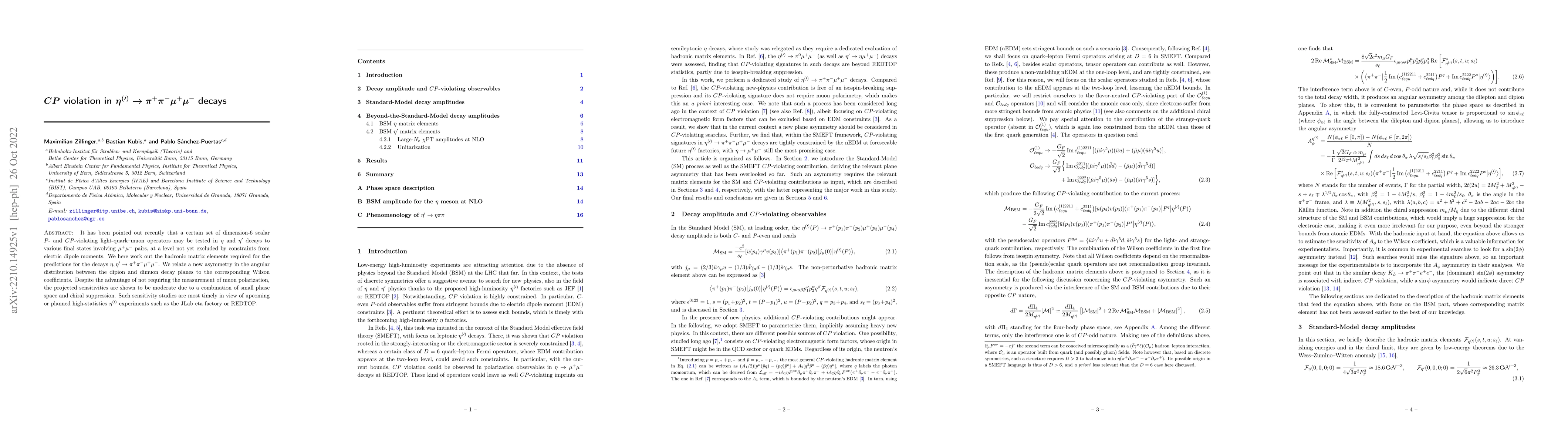 Thumbnail for $CP$ violation in $\eta^{(\prime)}\to\pi^+\pi^-\mu^+\mu^-$ decays