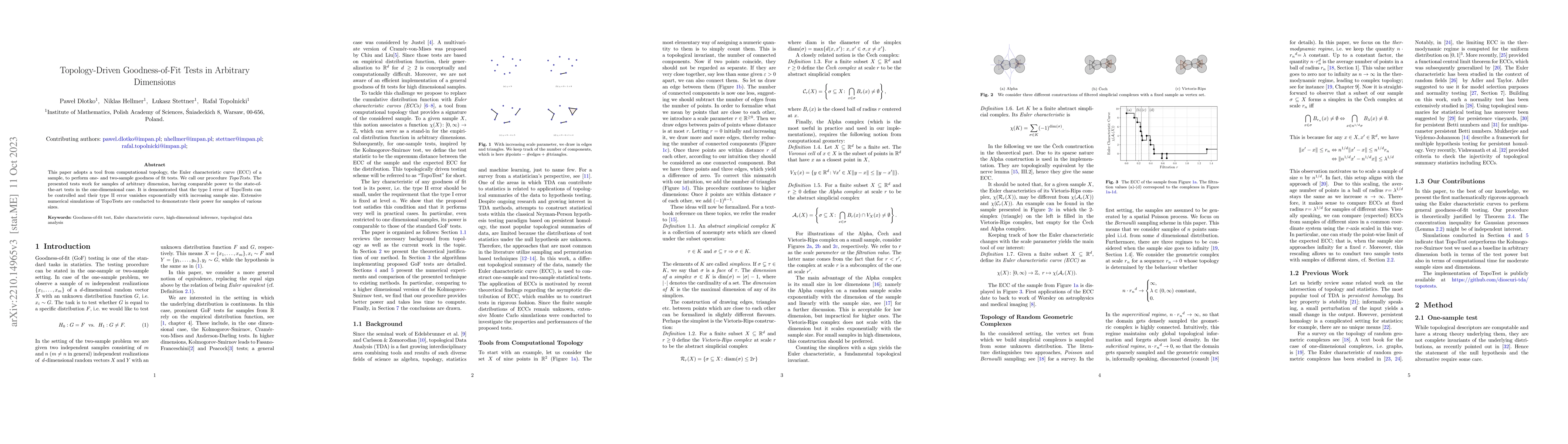 Thumbnail for Topology-Driven Goodness-of-Fit Tests in Arbitrary Dimensions