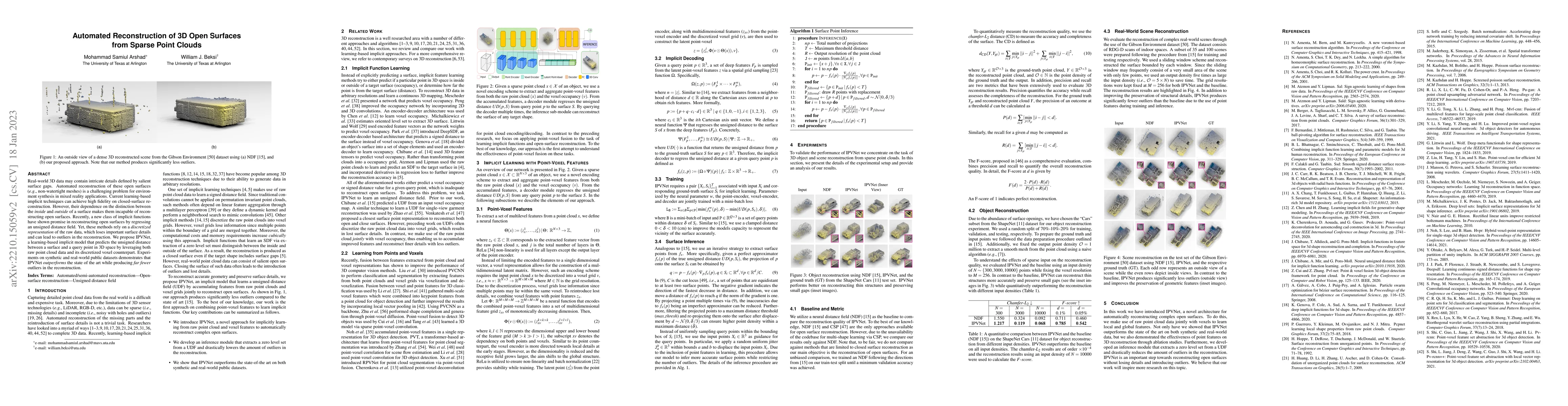 Thumbnail for Automated Reconstruction of 3D Open Surfaces from Sparse Point Clouds