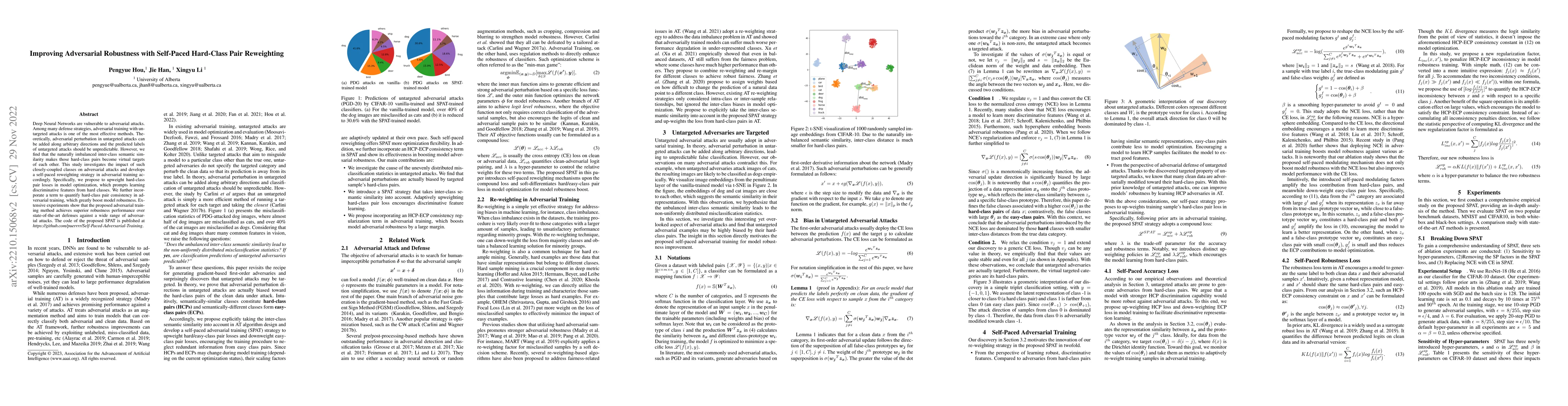 Thumbnail for Improving Adversarial Robustness with Self-Paced Hard-Class Pair
  Reweighting