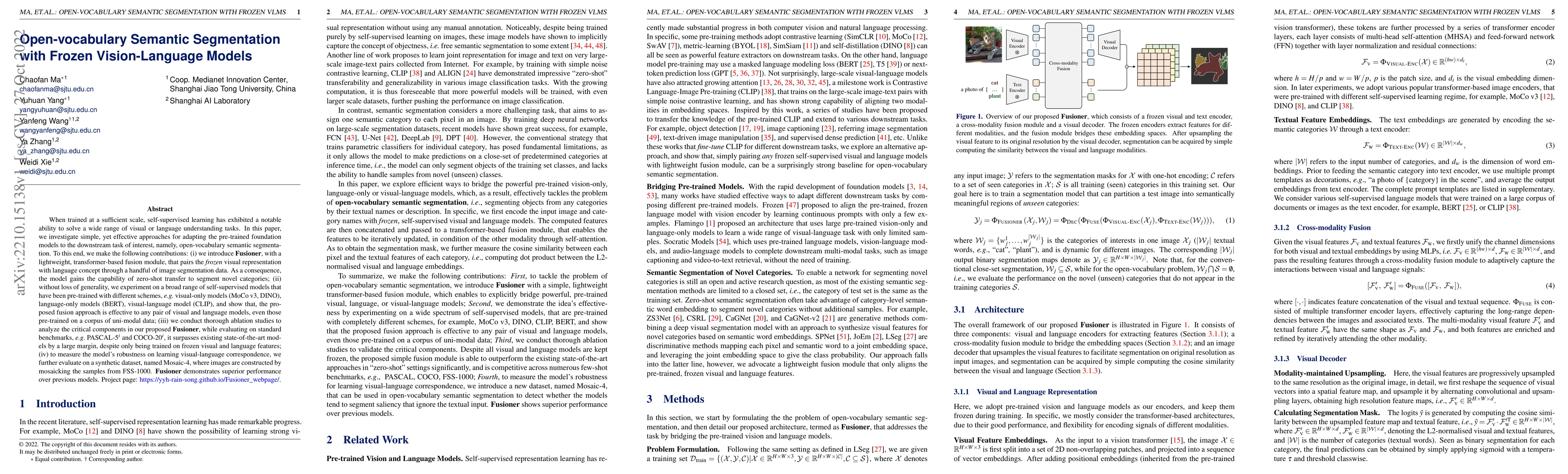 Thumbnail for Open-vocabulary Semantic Segmentation with Frozen Vision-Language Models