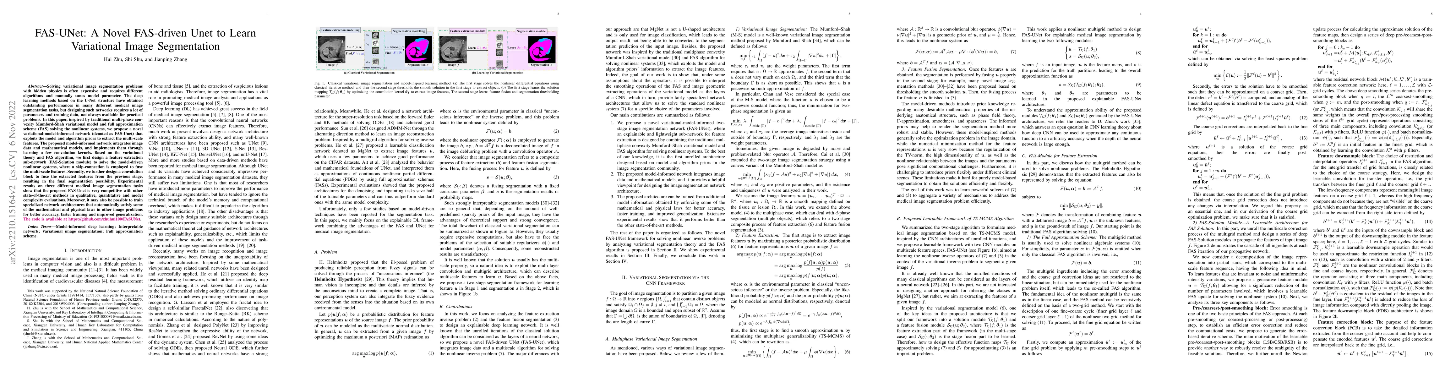 Thumbnail for FAS-UNet: A Novel FAS-driven Unet to Learn Variational Image
  Segmentation