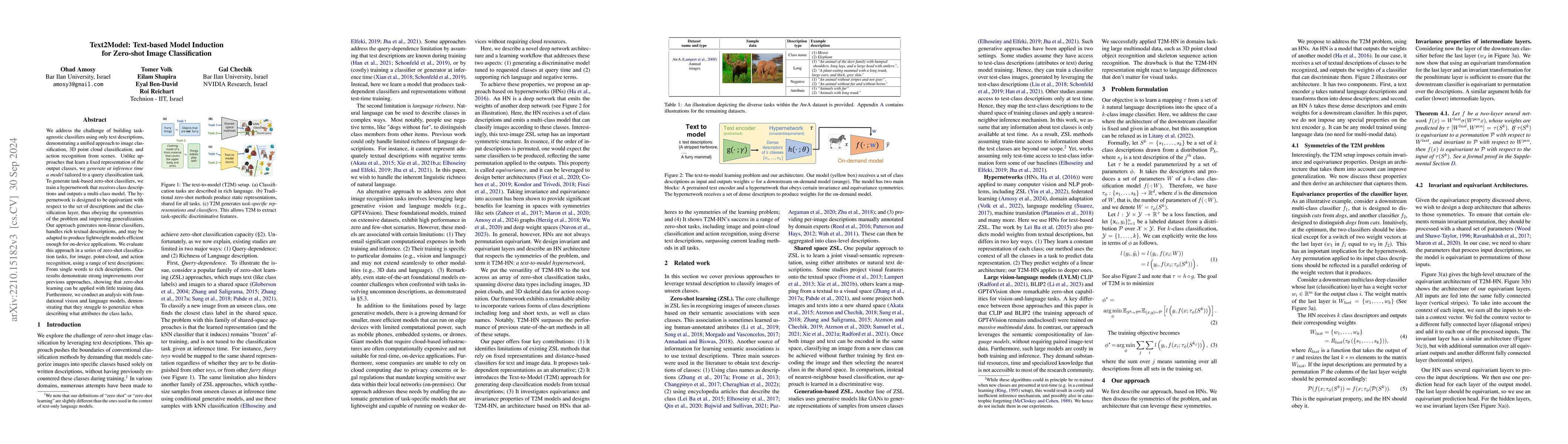 Thumbnail for Text2Model: Text-based Model Induction for Zero-shot Image
  Classification