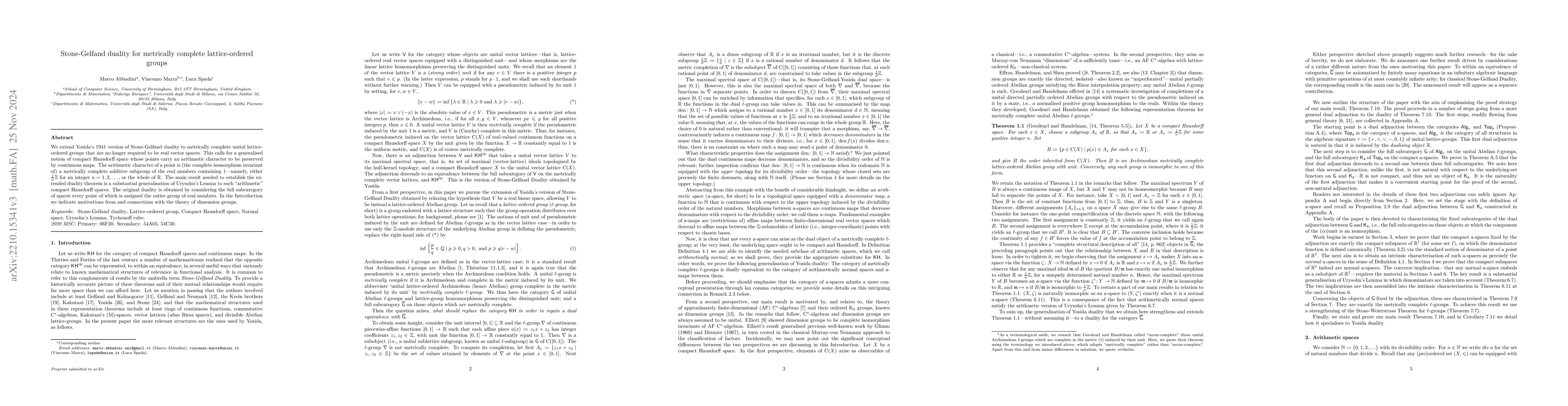 Thumbnail for Stone-Gelfand duality for metrically complete lattice-ordered groups