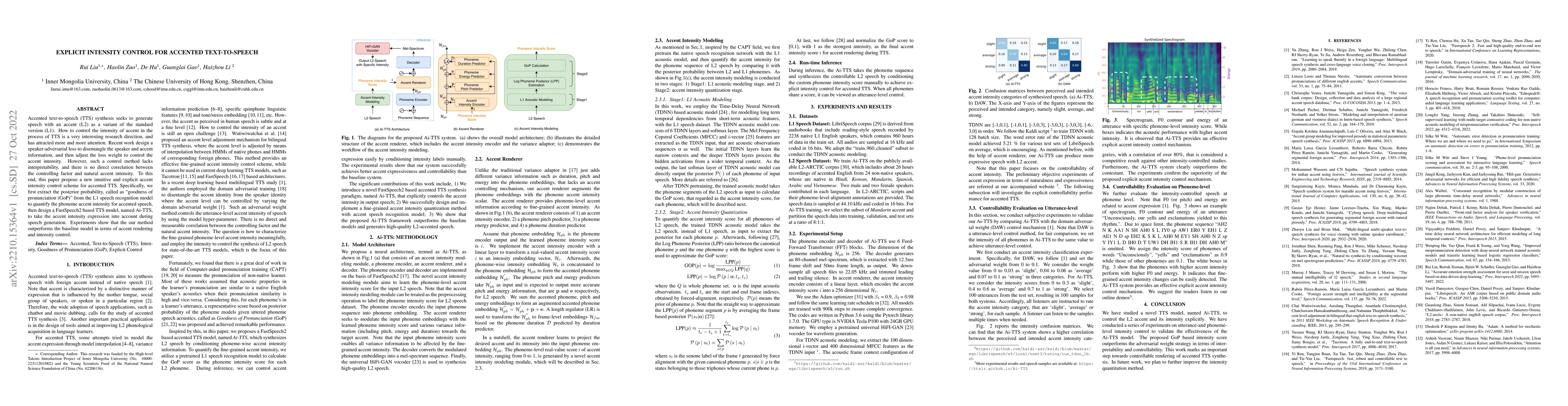 Thumbnail for Explicit Intensity Control for Accented Text-to-speech