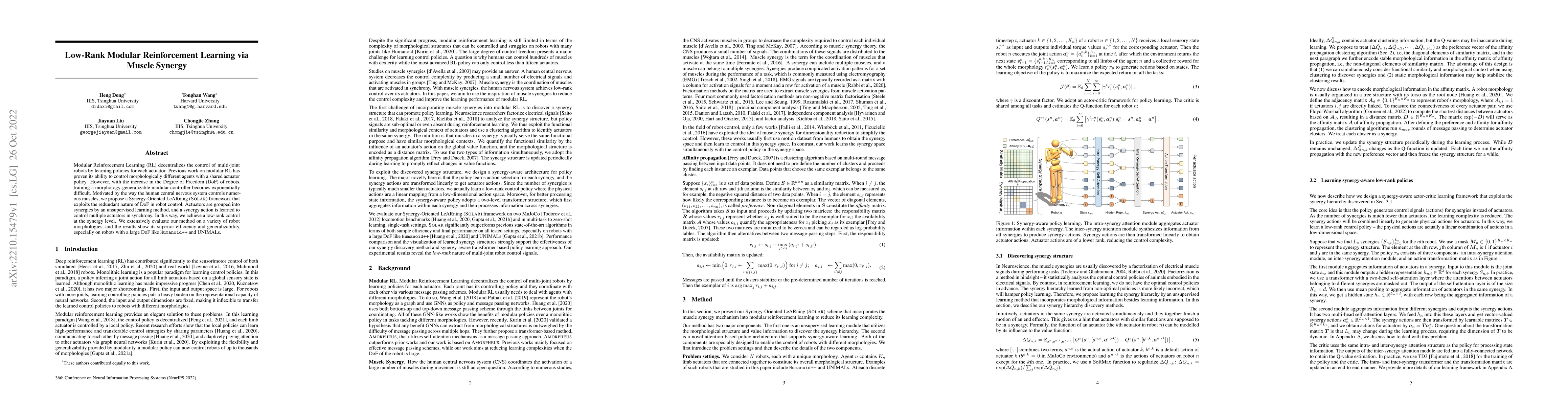 Thumbnail for Low-Rank Modular Reinforcement Learning via Muscle Synergy