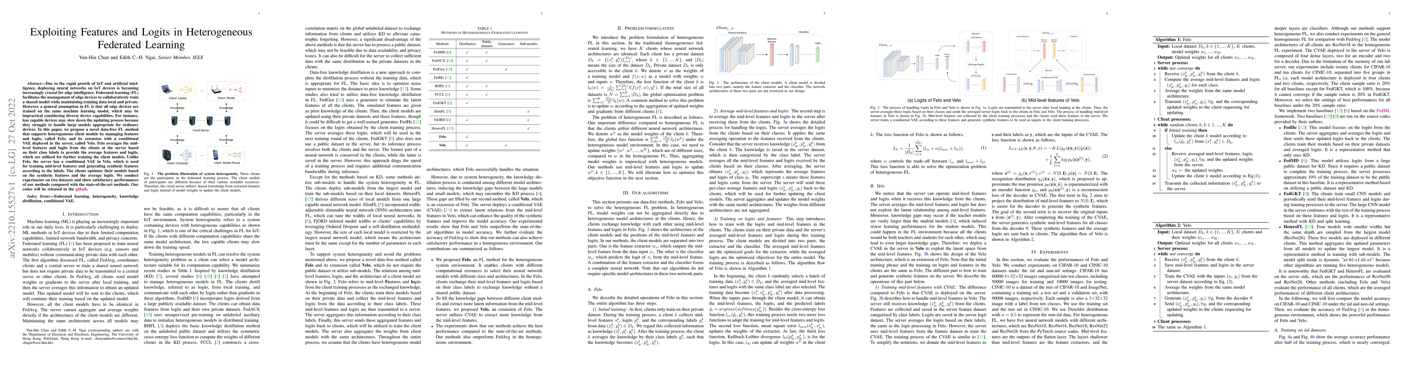 Thumbnail for Exploiting Features and Logits in Heterogeneous Federated Learning