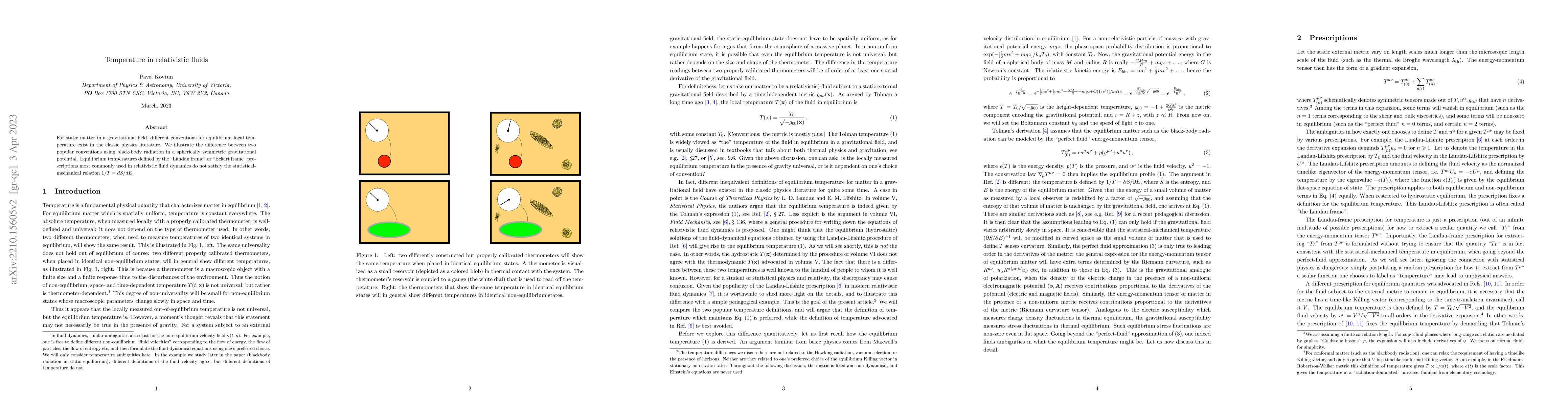 Thumbnail for Temperature in relativistic fluids