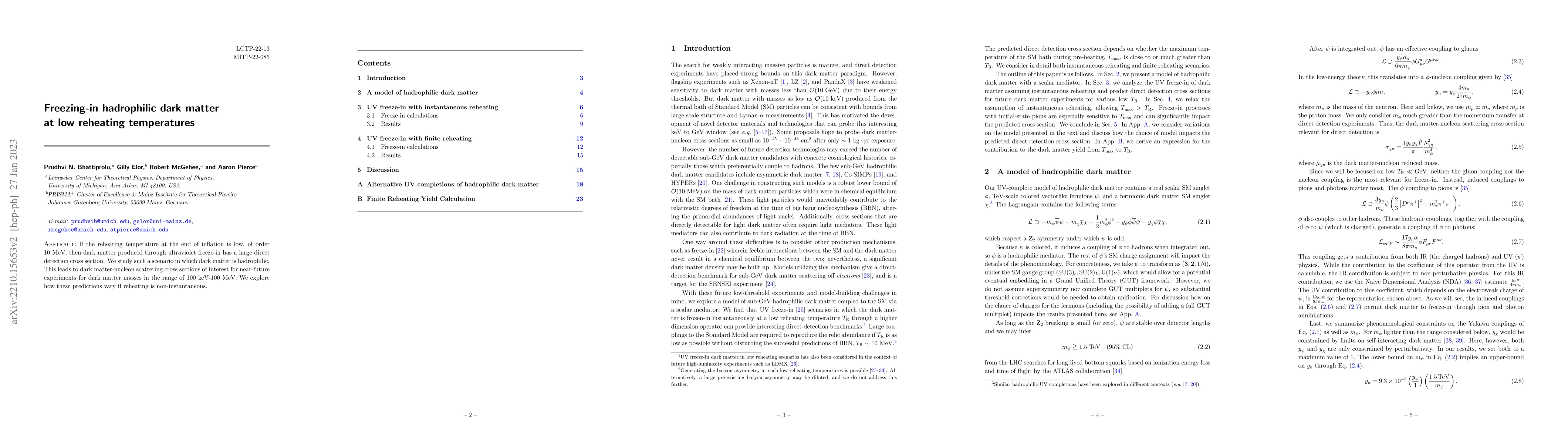 Thumbnail for Freezing-in hadrophilic dark matter at low reheating temperatures