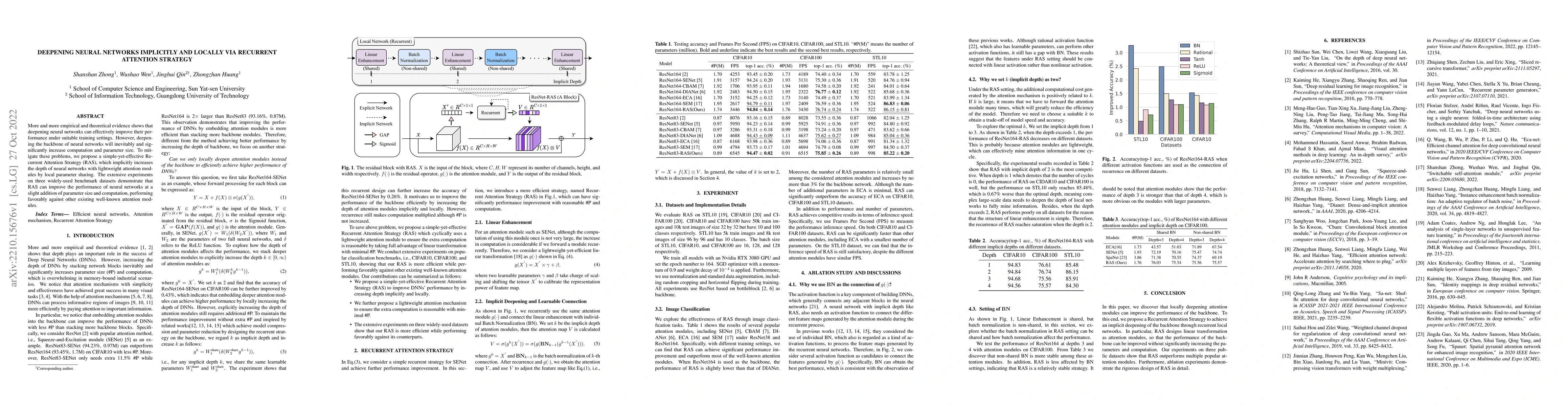 Thumbnail for Deepening Neural Networks Implicitly and Locally via Recurrent Attention
  Strategy