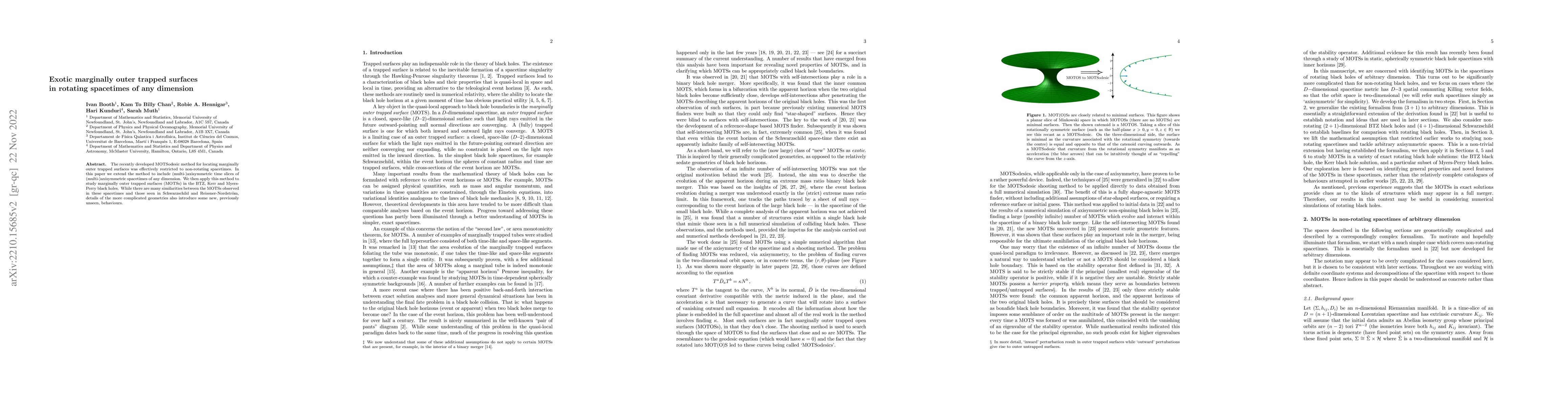 Thumbnail for Exotic marginally outer trapped surfaces in rotating spacetimes of any
  dimension