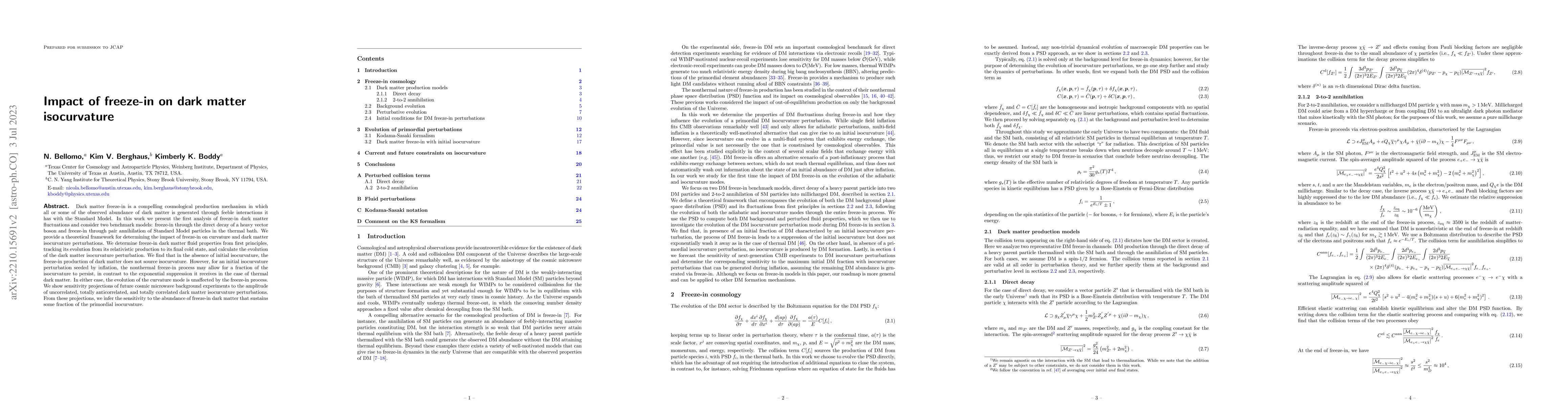 Thumbnail for Impact of freeze-in on dark matter isocurvature