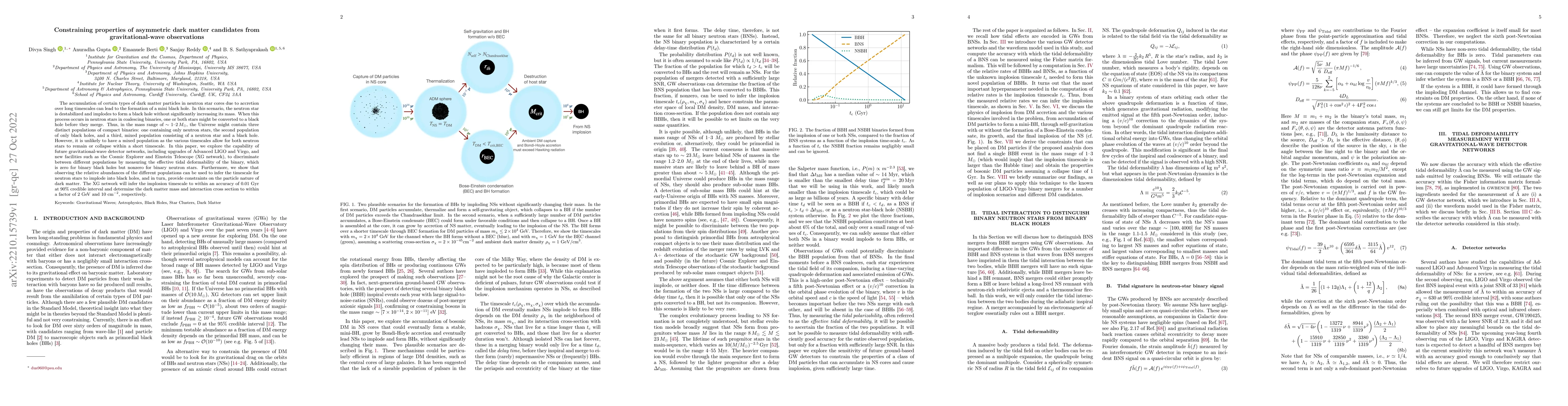 Thumbnail for Constraining properties of asymmetric dark matter candidates from
  gravitational-wave observations