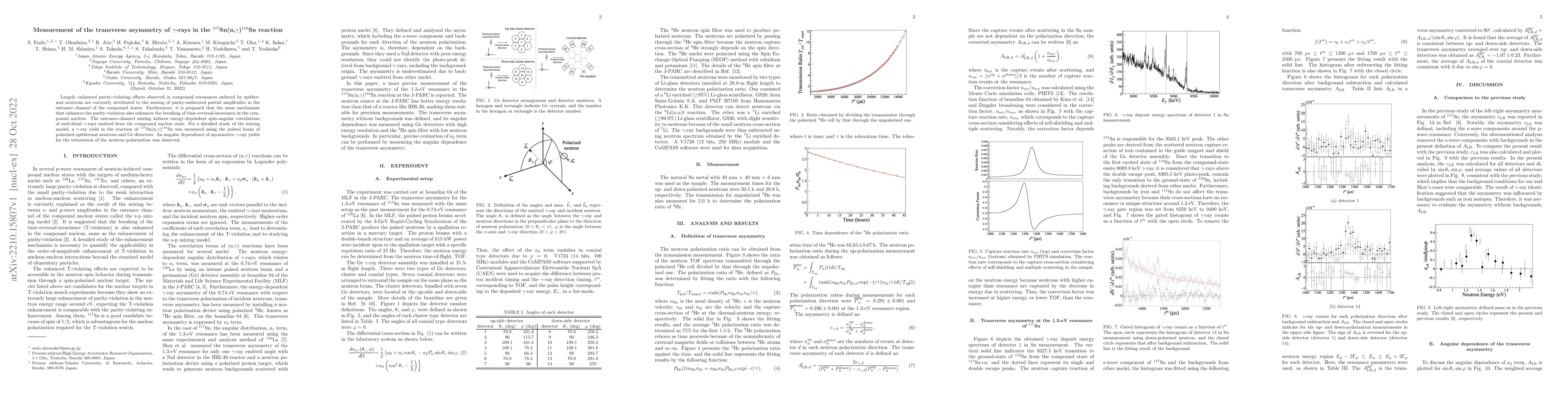 Thumbnail for Measurement of the transverse asymmetry of $\gamma$-rays in the
  $^{117}$Sn(n,$\gamma$)$^{118}$Sn reaction