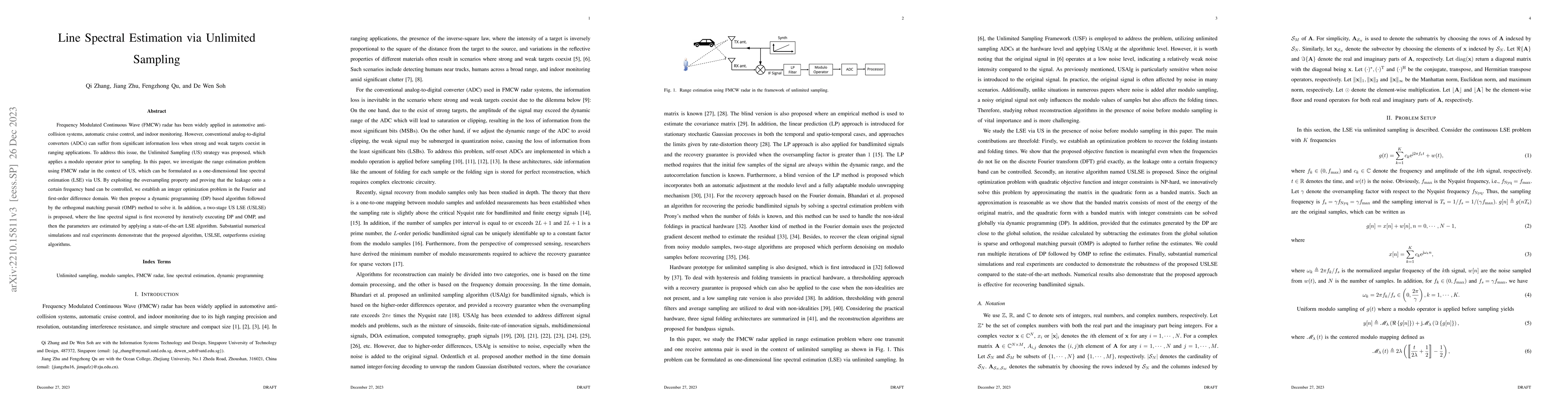 Thumbnail for Line Spectral Estimation via Unlimited Sampling
