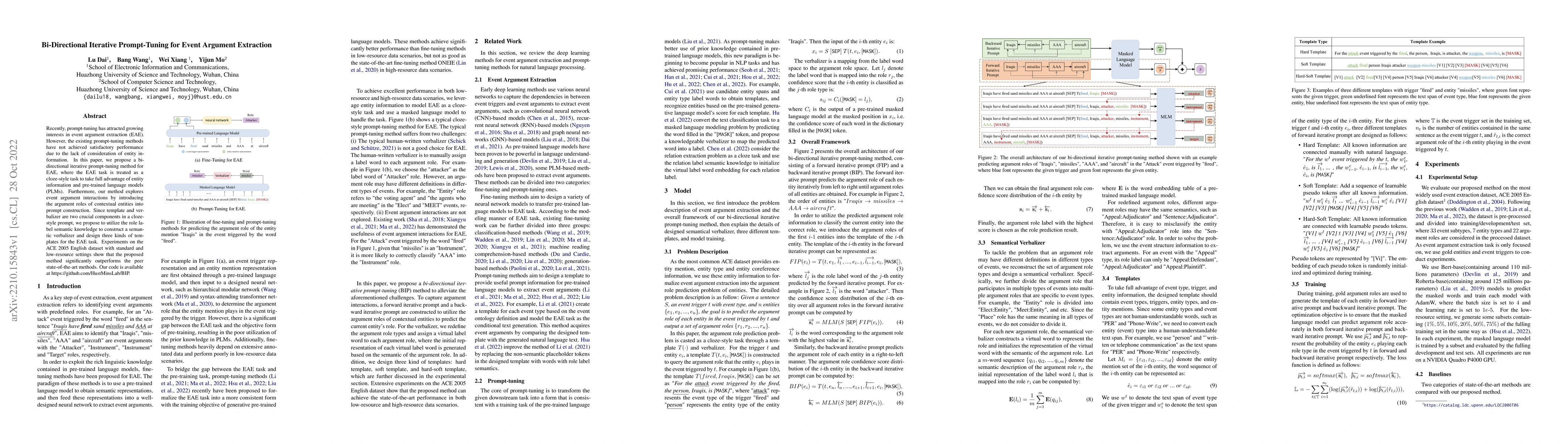 Thumbnail for Bi-Directional Iterative Prompt-Tuning for Event Argument Extraction