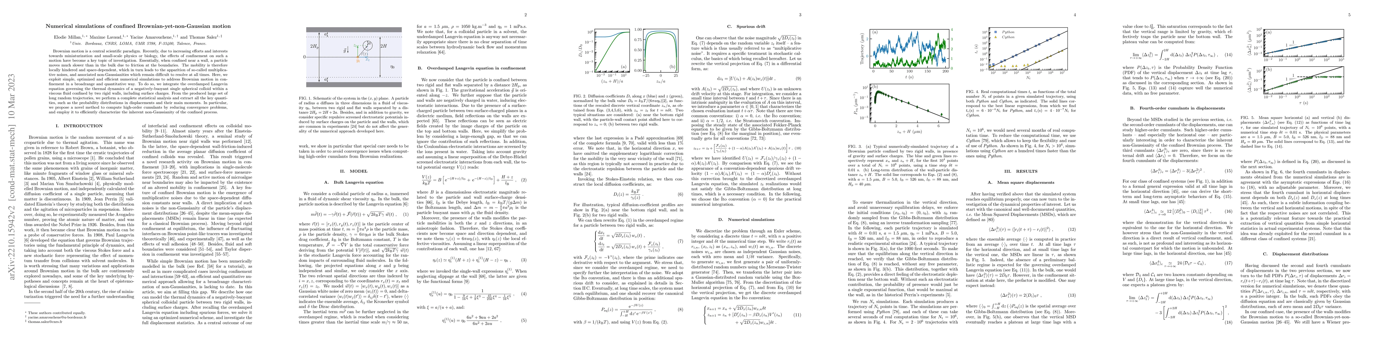 Thumbnail for Numerical simulations of confined Brownian-yet-non-Gaussian motion