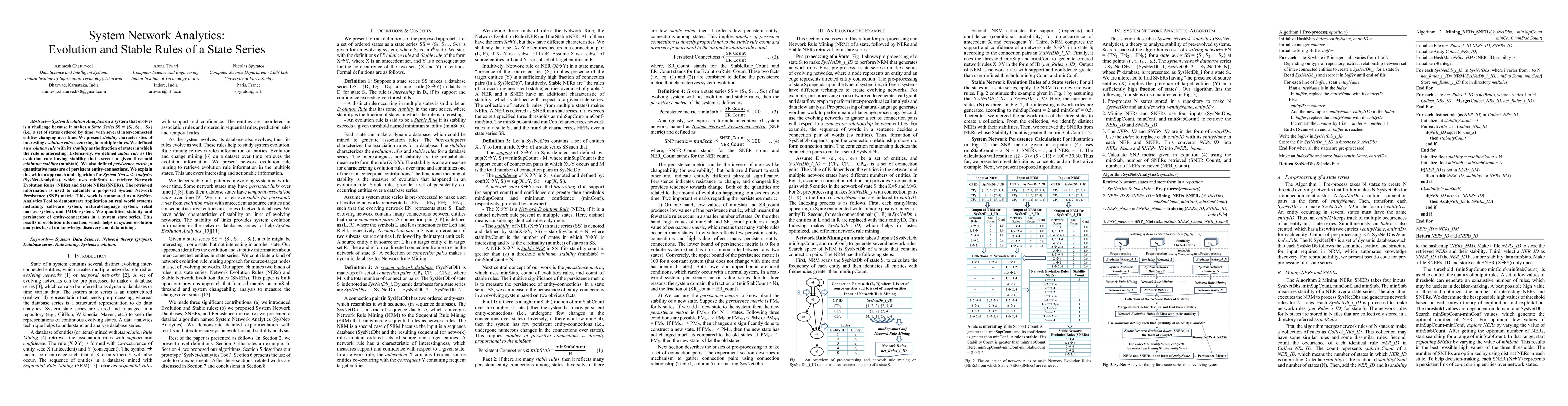 Thumbnail for System Network Analytics: Evolution and Stable Rules of a State Series