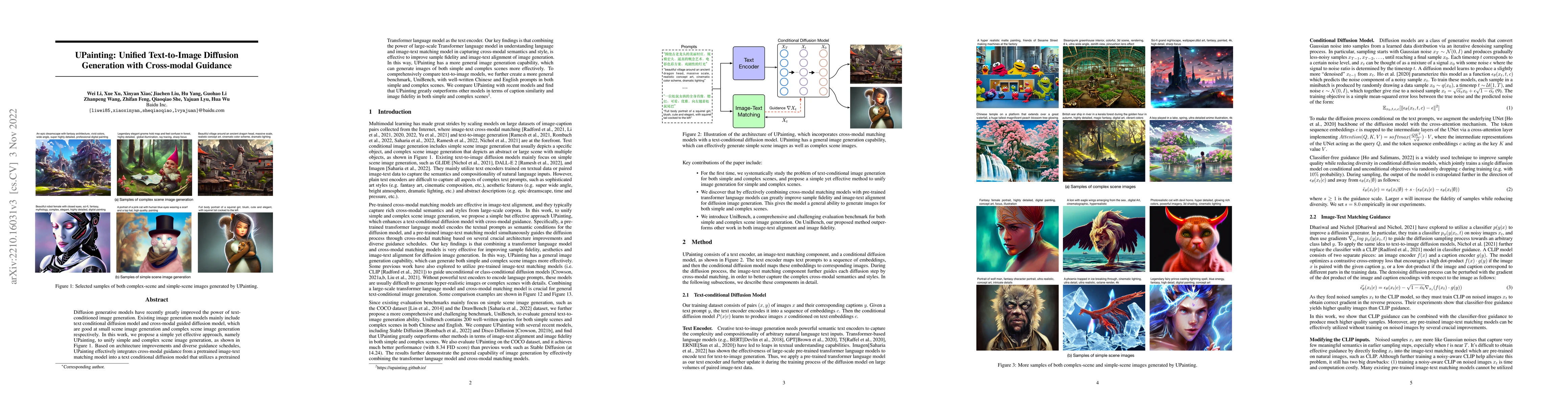 Thumbnail for UPainting: Unified Text-to-Image Diffusion Generation with Cross-modal
  Guidance