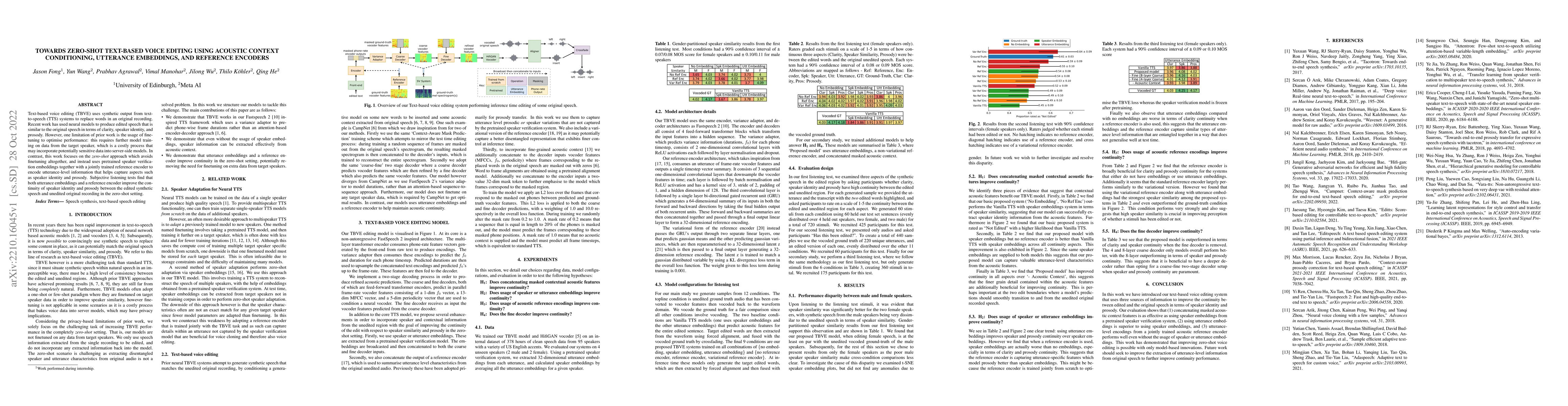 Thumbnail for Towards zero-shot Text-based voice editing using acoustic context
  conditioning, utterance embeddings, and reference encoders