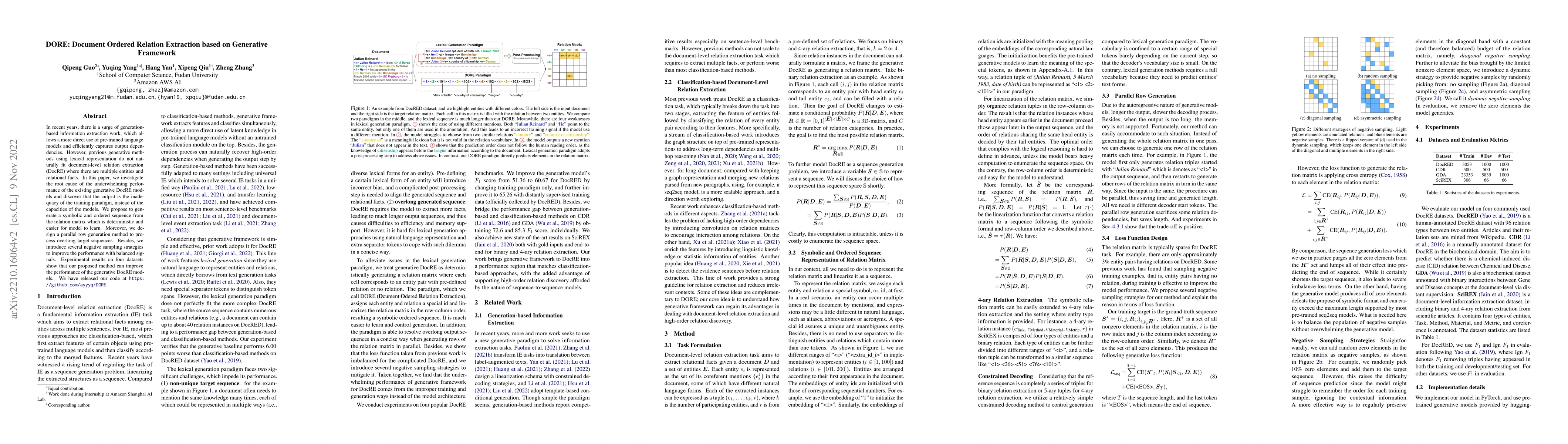 Thumbnail for DORE: Document Ordered Relation Extraction based on Generative Framework