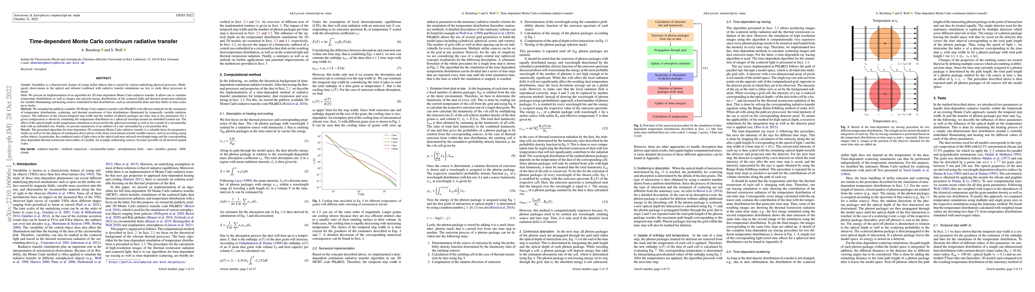 Thumbnail for Time-dependent Monte Carlo continuum radiative transfer