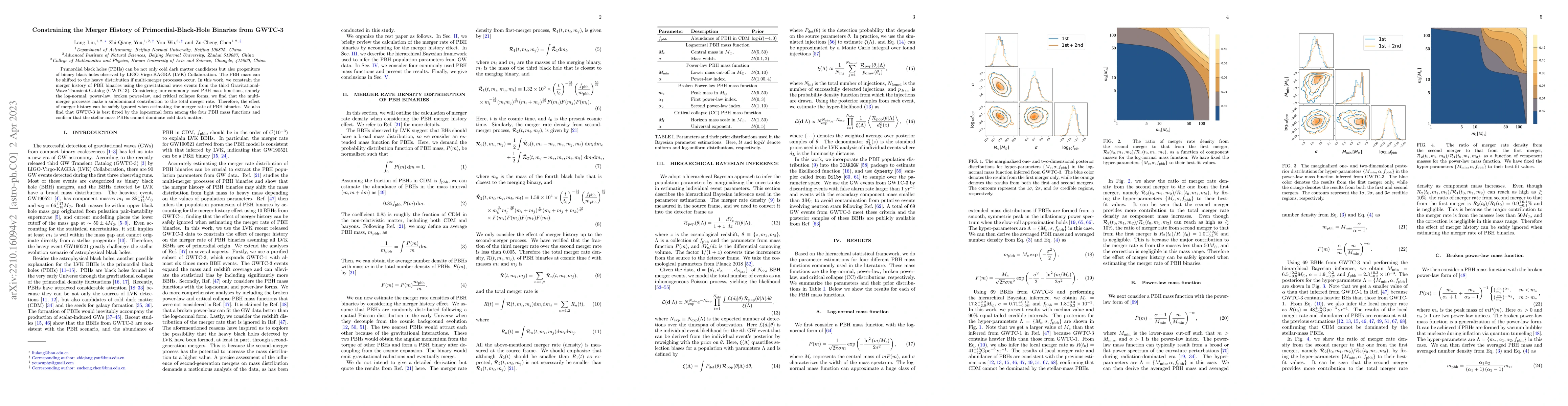 Thumbnail for Constraining the Merger History of Primordial-Black-Hole Binaries from
  GWTC-3