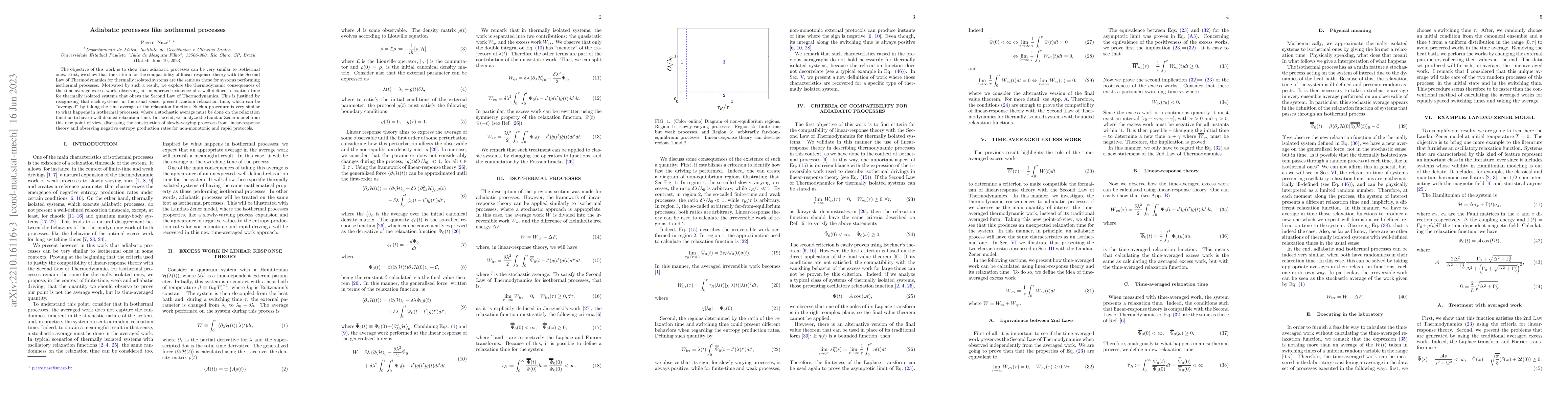 Thumbnail for Adiabatic processes like isothermal processes