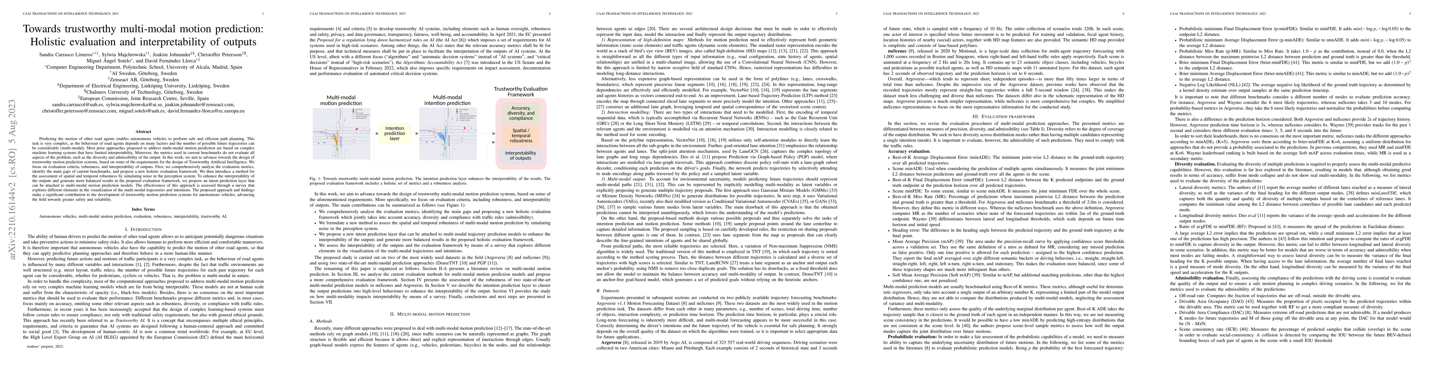 Thumbnail for Towards trustworthy multi-modal motion prediction: Holistic evaluation
  and interpretability of outputs