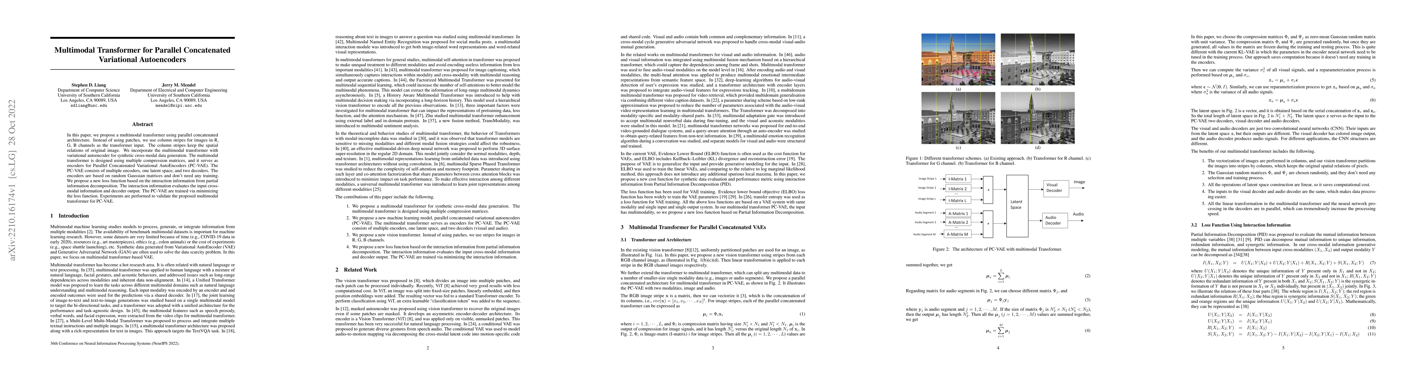 Thumbnail for Multimodal Transformer for Parallel Concatenated Variational
  Autoencoders