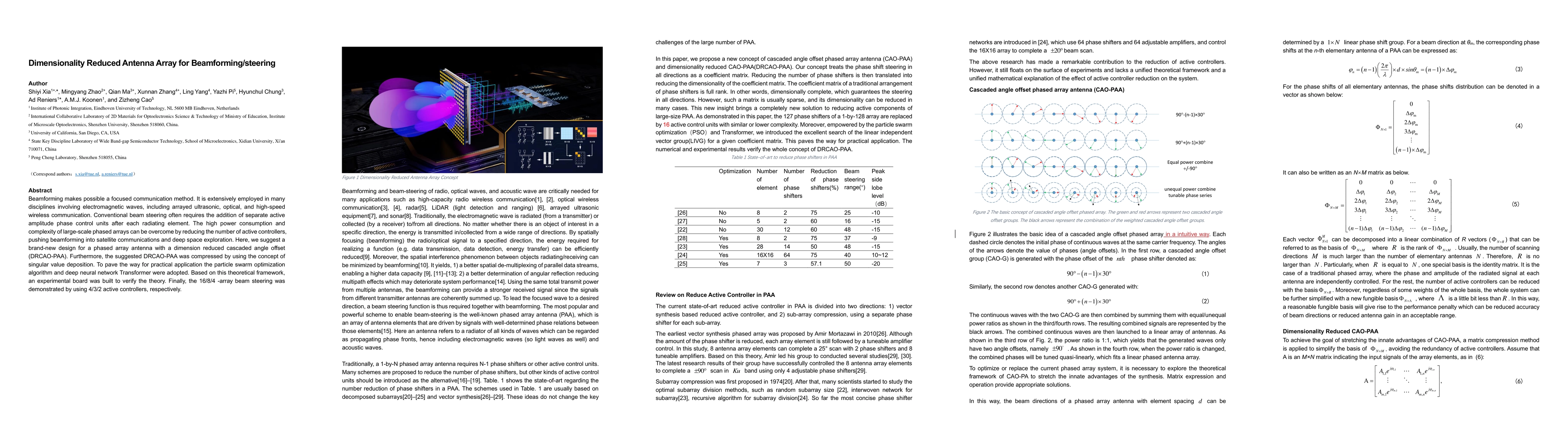 Thumbnail for Dimensionality Reduced Antenna Array for Beamforming/steering