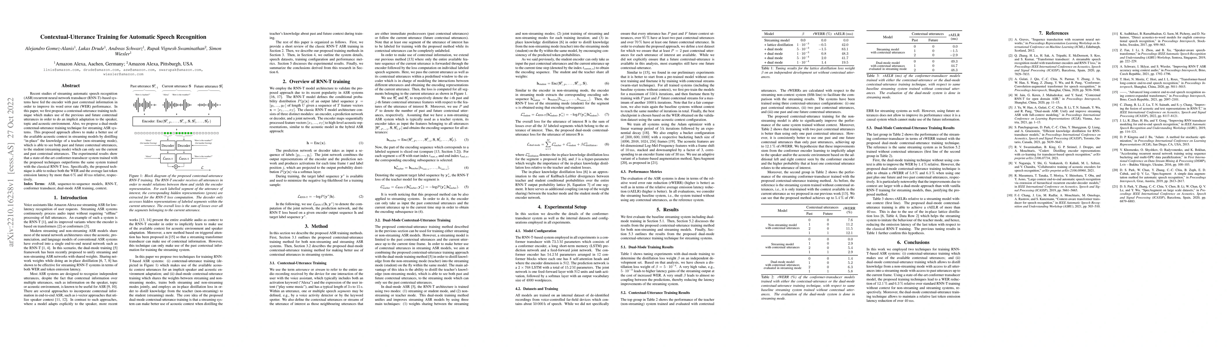 Thumbnail for Contextual-Utterance Training for Automatic Speech Recognition