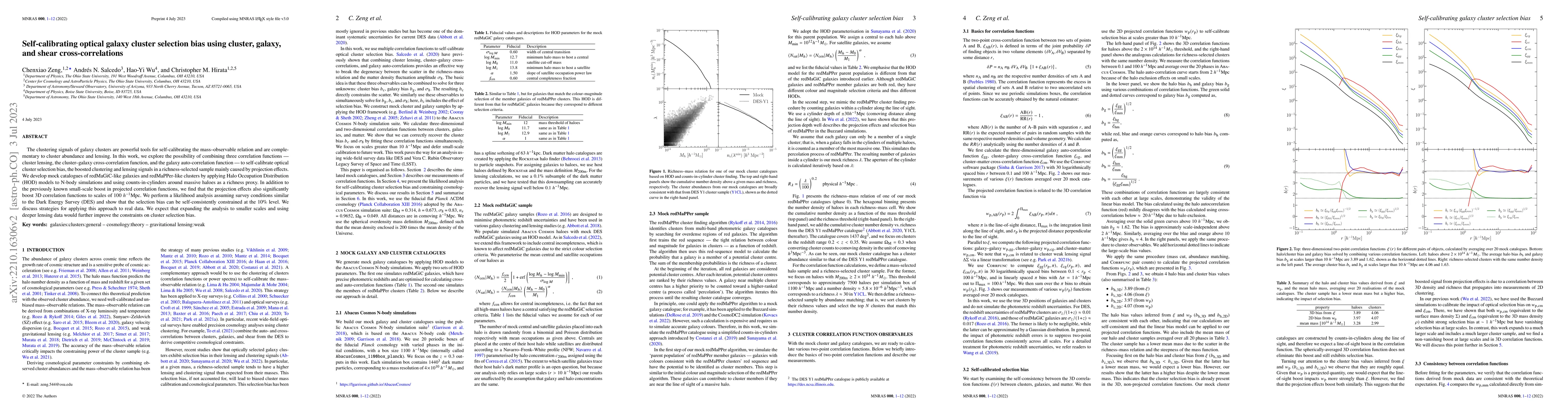 Thumbnail for Self-calibrating optical galaxy cluster selection bias using cluster,
  galaxy, and shear cross-correlations