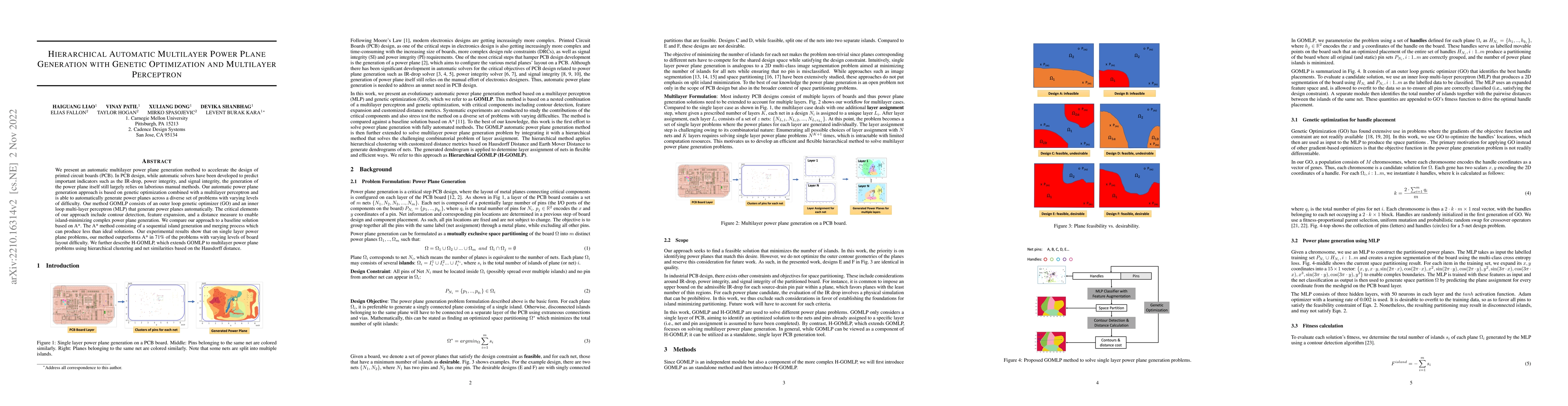 Thumbnail for Hierarchical Automatic Power Plane Generation with Genetic Optimization
  and Multilayer Perceptron